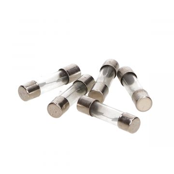 Glaszekering 5 ampere 25mm lengte 5 stuks Elec