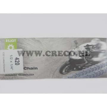 Ketting Esjot 420-1/4 144 schakels Derbi Senda