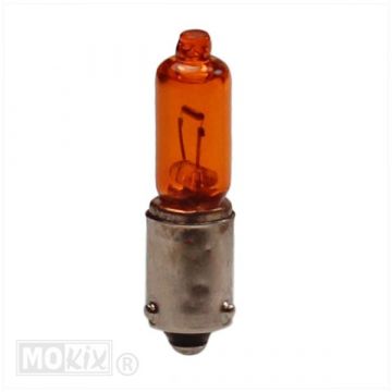 Lamp 12V BAY9S 21W lang oranje CE-keur Bollard