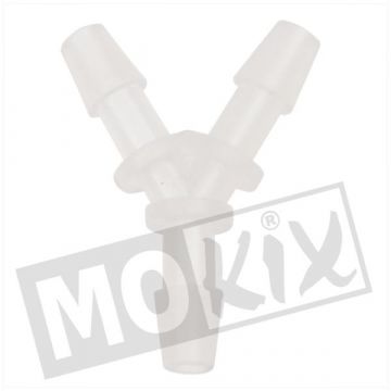SLANGVERBINDER Y-STUK 3.2mm DOORZICHTIG (1)
