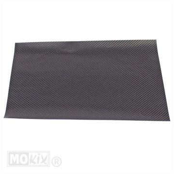 STICKERVEL CARBON 25x35cm GLANS ZWART