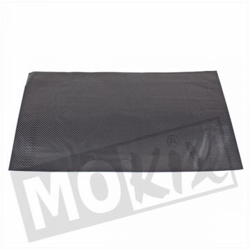 STICKERVEL CARBON 50x35cm GLANS ZWART
