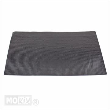 STICKERVEL CARBON 50x35cm GLANS ZWART