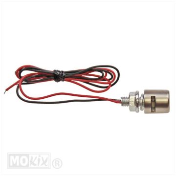 Kentekenplaatverlichting schroef M6 LED 12v chroom Elec