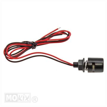 Kentekenplaatverlichting schroef M6 LED 12v zwart Elec