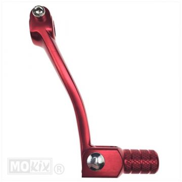 Schakelpedaal Minarelli AM6 aluminium rood Supertec