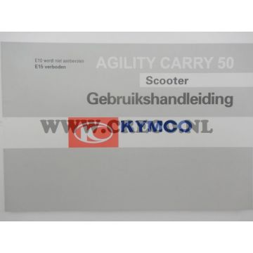 GEBRUIKERSHAND AGILITY CARRY origineel