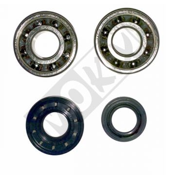 Lager/keerringset SKF 4-delig Minarelli horizontaal/verticaal 50cc 2-takt Top Performance
