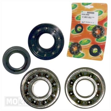 Lager/keerringset SKF 4-delig Minarelli horizontaal/verticaal 50cc 2-takt Top Performance