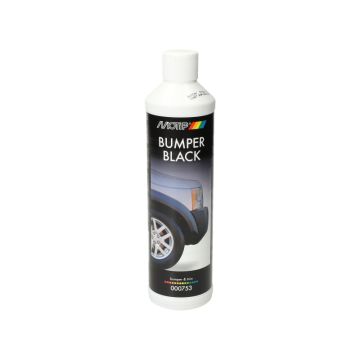 Car care bumper zwart Motip 500ml (herstelt zwart kunststof kleur en glans)