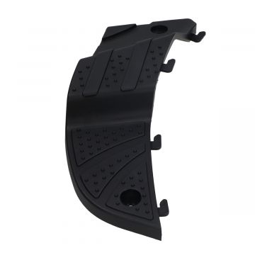 Opvulstukje/hoekdeel treeplank links zwart SYM Fiddle 2 50-125cc origineel 64312-AKA-000-BK