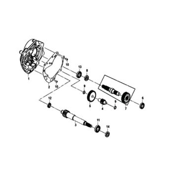 Aandrijfassen Sym Crox 50 E4