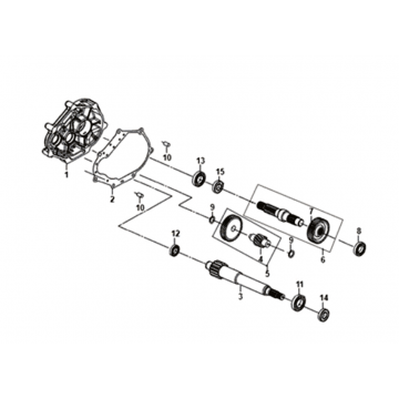 Vertanding - Overbrenging Sym Jet 14