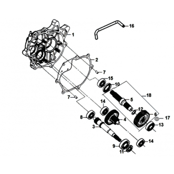 Aandrijfassen Sym Symphony ST 125I E4