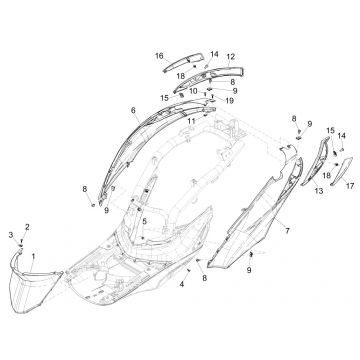 Motorschermen - Spoiler Piaggio Liberty 125 IGET 3V ABS Euro 5