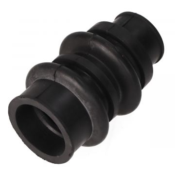Aanzuigrubber Zundapp standaard kort carburateurzijde 20mm/luchtfilter 28mm/lengte 70mm geschikt voor Bing 10-12-15mm