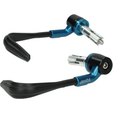 Handbescherm stuur set aluminium 18/20mm blauw Polini 341.0034