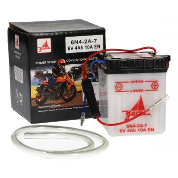 Accu 6N4-2A-7  71x71x94mm Yacht Honda MB-MT 50-80cc/Yamaha TT 600