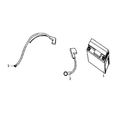 Accu AGM Retro 2013→ blauw creme