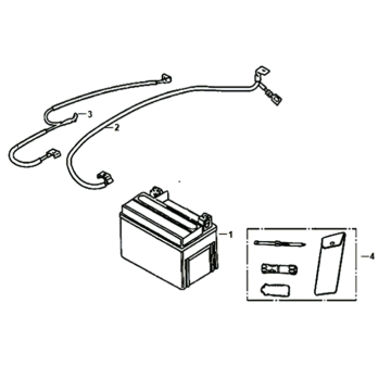 Accu/ gereedschapset Sym Symphony ST 125I E4