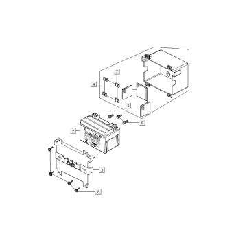 Accu Kymco New Dink 50 4-takt AC donkergrijs