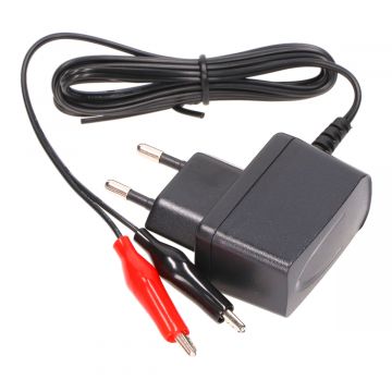 Acculader/druppellader 12V 0,5A universeel geschikt voor lood/zuur- en gel accu's