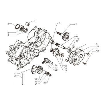 Vertanding - Kickstarter Yamaha Jog-R 50 2-takt AC