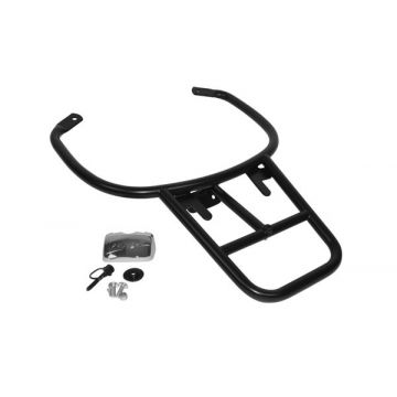 Topkofferdrager/achterdrager vlak Piaggio LX/LXV/S topkoffer)  Vespa GT/GTL/GTV/GTS/GTS Super/GT60 - 125-200-250-300cc - mat zwart 1B001909 origineel