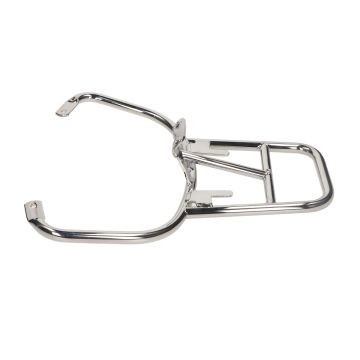 Achterdrager chroom voor topkoffer Vespa LX/LXV/S 50-125-150 compleet origineel 657083