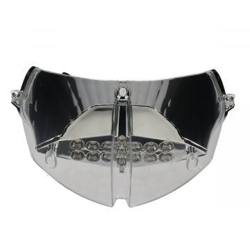 Achterlicht led compleet met knipperlichten Peugeot Speedfight 2 Lexus look transparant DMP