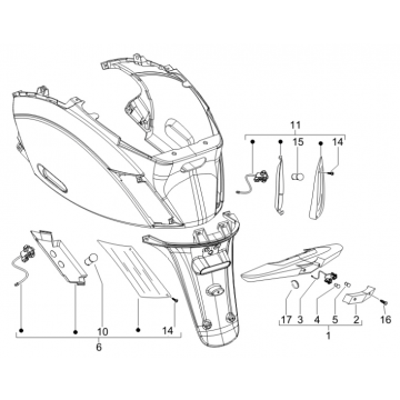 Achterlicht Piaggio Zip 2000 4-takt AC