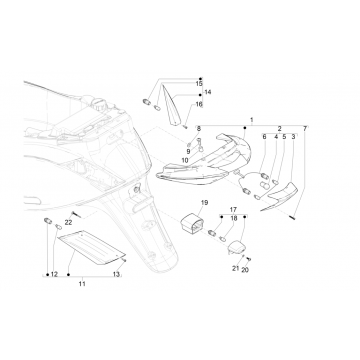 Achterlicht Piaggo Zip 50 4-takt IGET 3V Euro 4