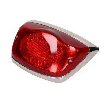 Achterlicht model origineel chromen rand Vespa LX/LXV/S