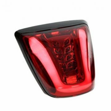 Achterlicht Vespa Sprint/ Primavera ←2018  led tube rood + rand glanszwart DMP