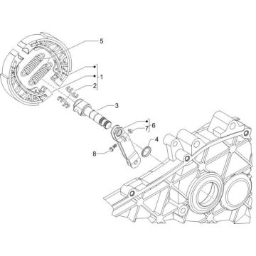 Remdelen Piaggio Fly 50 2-takt AC