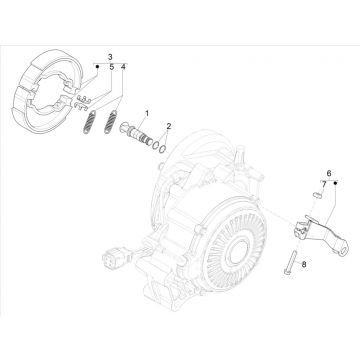 Achterrem - Remschoenen Vespa Elettrica 2018-2019