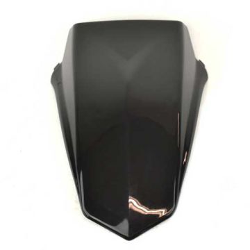 Achterspatbord  hoogglans zwart achter buddyseat gemonteerd op frame(kontje)Derbi Senda-R-SM-Xtreme 2000-2008/DRD 2000-2005