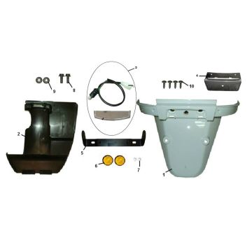 Achterspatbord Riva Sport VX50S 4-takt