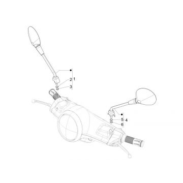 Spiegels Vespa Primavera 50 2-takt AC