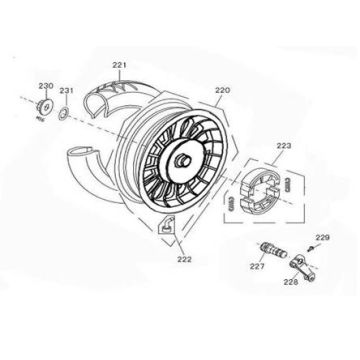 Achterwiel - Remschoenen BTC Legend zwart