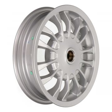 Achtervelg/wiel - Piaggio 3.00-12 inch/diameter  remtrommel = 140 mm - 14 spaken - Vespa Sprint 50 (ZAPC53101)/Sprint 125/Sprint 150 - zilver