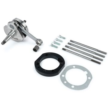 Adapterplaatset cilinder inclusief krukas J/G 2procent special by WT zur Montage Polini/Malossi 210 Zylinder (diameter68.5mm) auf Motorgehäuse PX80,PX125,PX150,Cosa125,Cosa150,Sprint Veloce150 ,GTR125