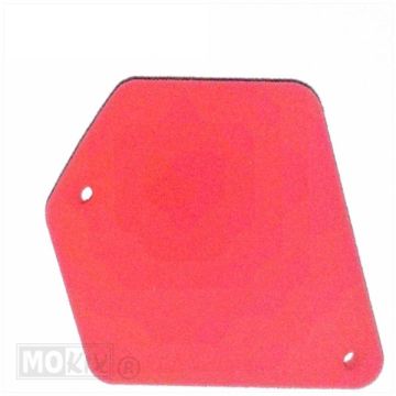 luchtfilterelement Yamaha DT50 lc 4 versnellingen 1980-> rood