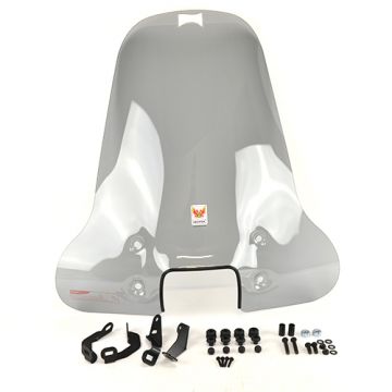 Windscherm hoog smoke AGM VXS/Riva Sport/Benson S/Napoli S/Riva Sport/Touring S/Rivalux/Felice S/VXL/SXL/Lux S Isotta -4078A