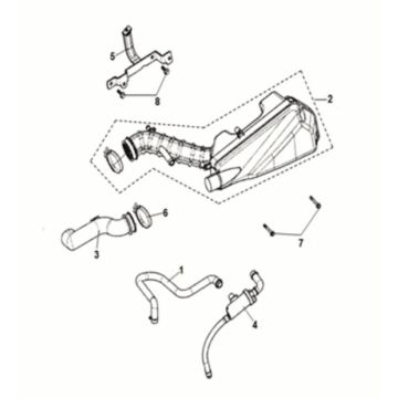 Air cleaner Sym Crox 50 E5