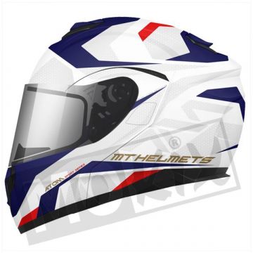 Helm Systeem MT Atom Skill SV glans wit