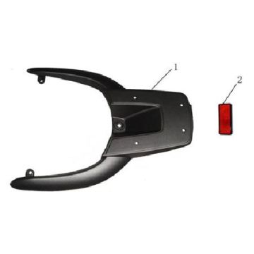 Achterdrager AGM LX zwart