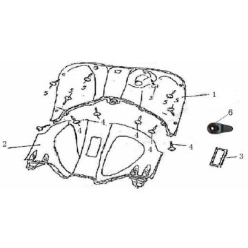 Beenschild AGM GT blauw