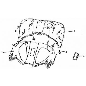 Beenschild Eagle-Wing Torino wit