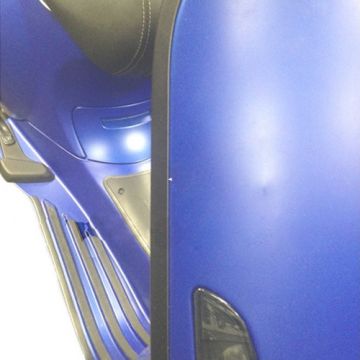 Beenschild sierlijst set matzwart 3-delig Vespa Sprint/Primavera 50-125-150